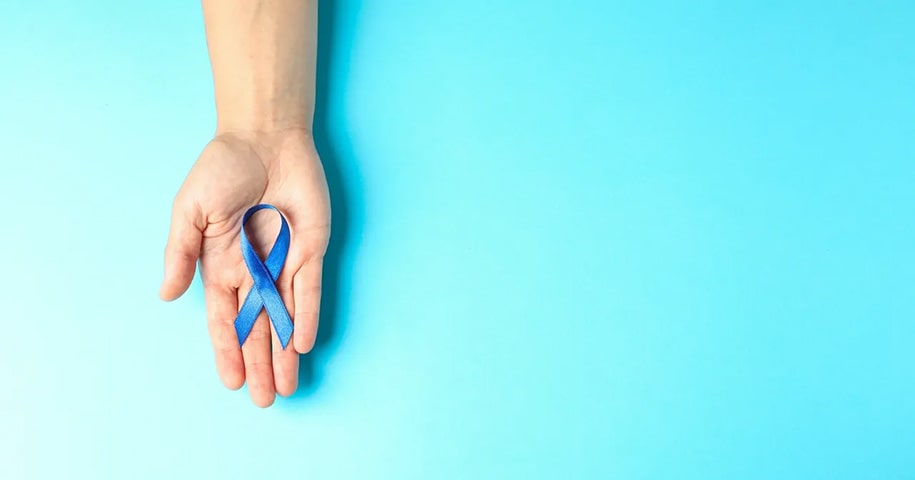 Blue has become a symbol of solidarity for victims of modern slavery
