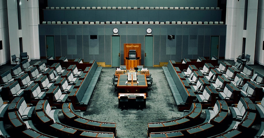 house_reps_canberra-min An empty House of Representatives in Canberra