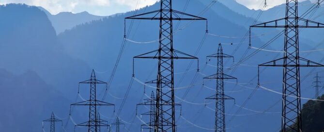 Electricity towers
