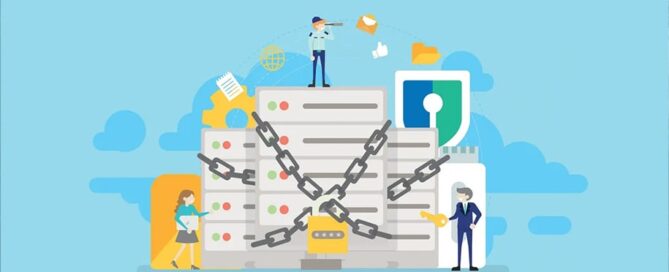 Graphic animation of secure servers