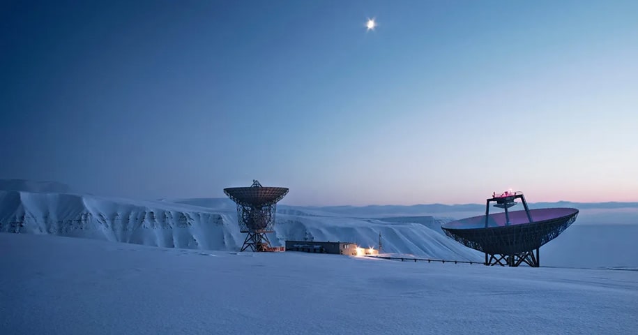 space_security_takeaways-min Satellite in the arctic pointing to space