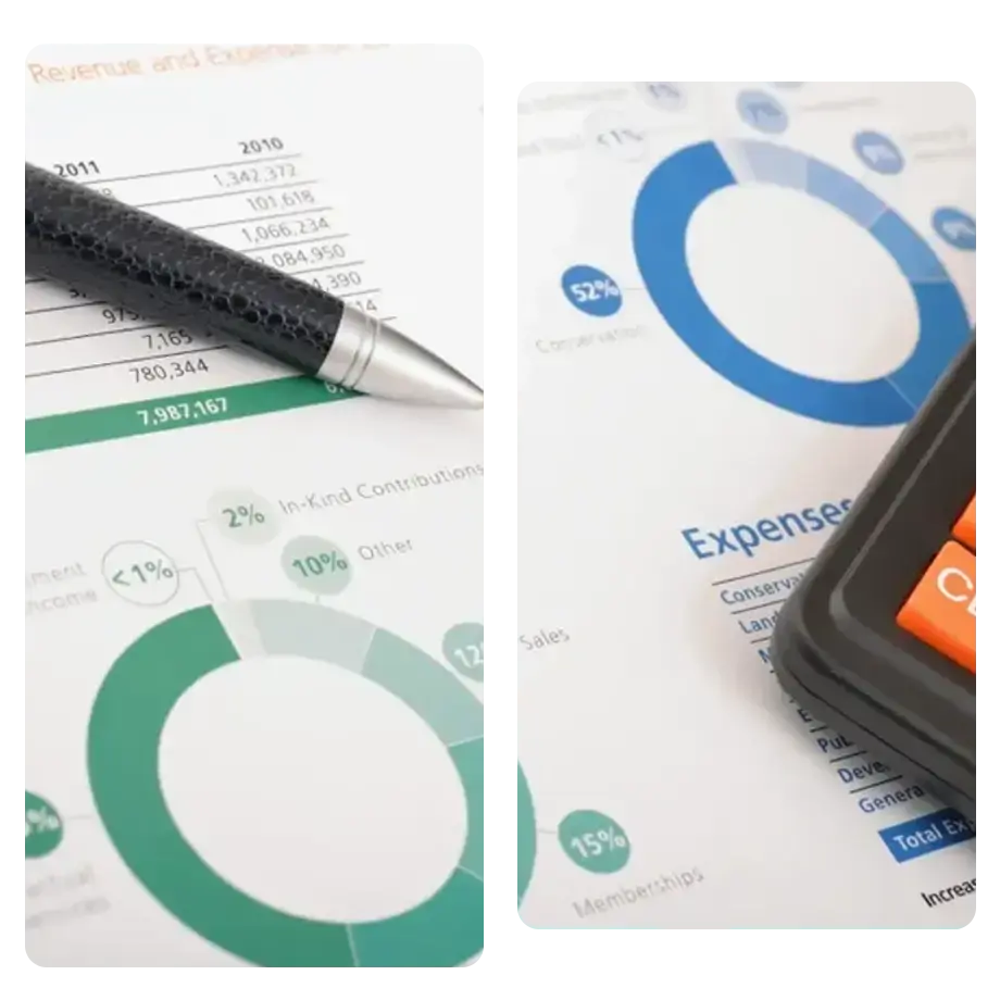 Pen and calculator on a sheet of graphs