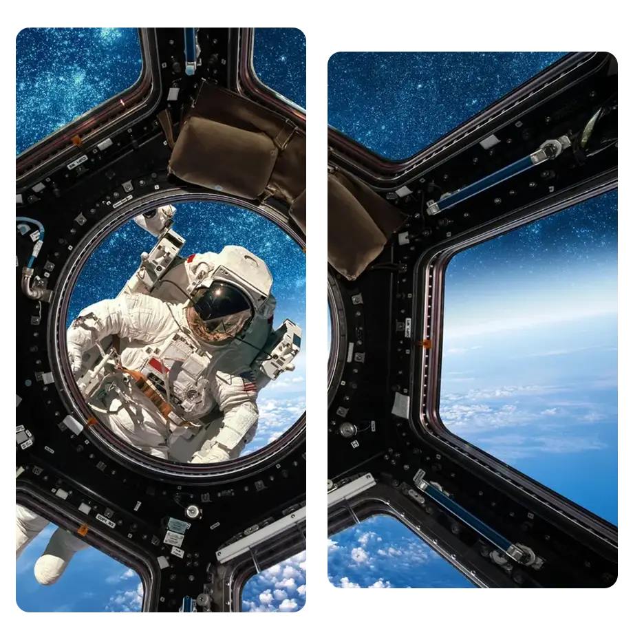 Astronaut in space