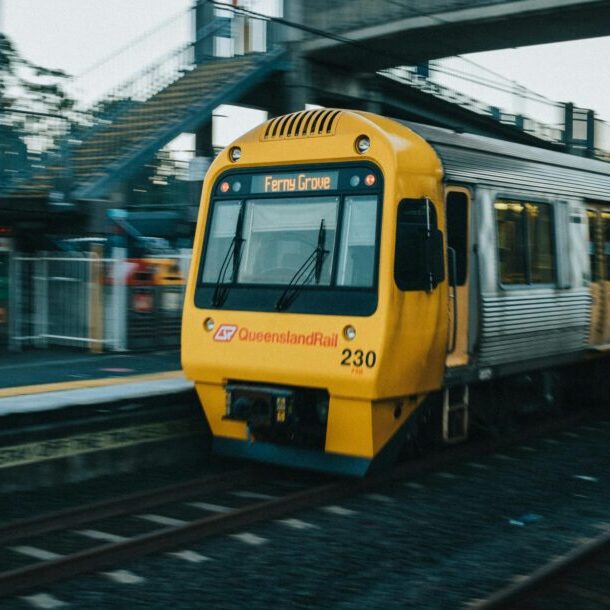 Photo of a train and train track